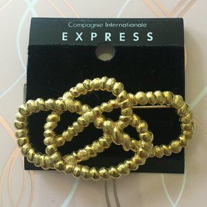 Express Gold Knot Pin